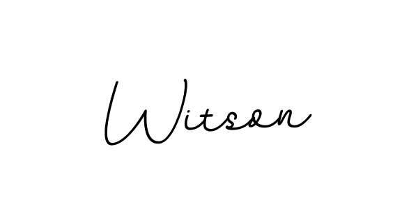 It looks lik you need a new signature style for name Witson. Design unique handwritten (BallpointsItalic-DORy9) signature with our free signature maker in just a few clicks. Witson signature style 11 images and pictures png