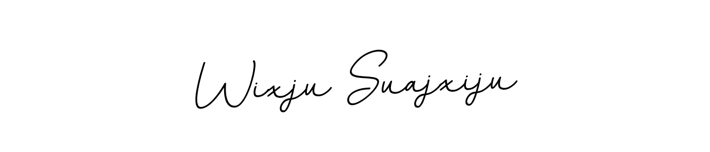 if you are searching for the best signature style for your name Wixju Suajxiju. so please give up your signature search. here we have designed multiple signature styles  using BallpointsItalic-DORy9. Wixju Suajxiju signature style 11 images and pictures png