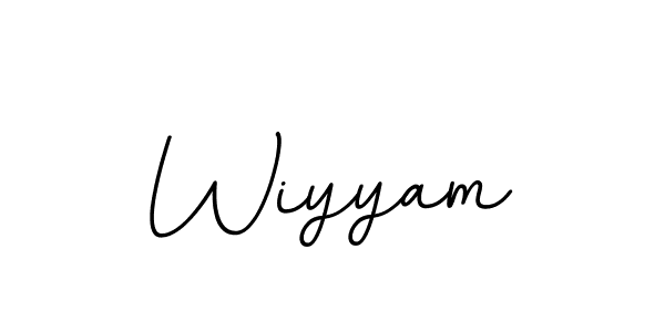 How to make Wiyyam signature? BallpointsItalic-DORy9 is a professional autograph style. Create handwritten signature for Wiyyam name. Wiyyam signature style 11 images and pictures png