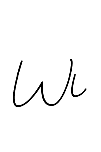 You should practise on your own different ways (BallpointsItalic-DORy9) to write your name (Wl) in signature. don't let someone else do it for you. Wl signature style 11 images and pictures png