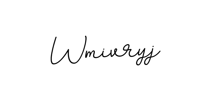 How to Draw Wmivryj signature style? BallpointsItalic-DORy9 is a latest design signature styles for name Wmivryj. Wmivryj signature style 11 images and pictures png