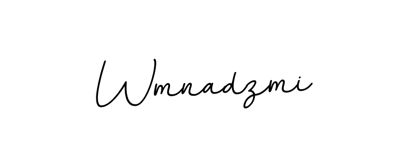 This is the best signature style for the Wmnadzmi name. Also you like these signature font (BallpointsItalic-DORy9). Mix name signature. Wmnadzmi signature style 11 images and pictures png