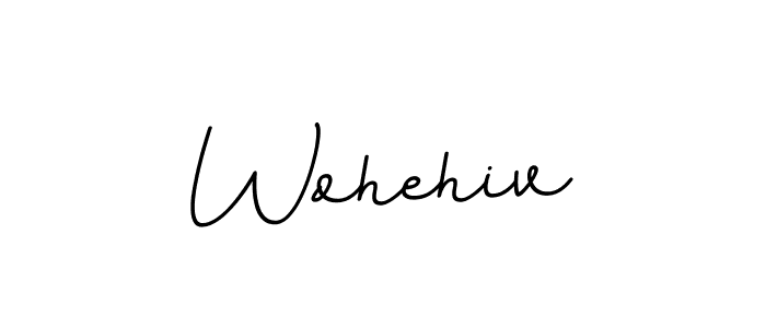 Design your own signature with our free online signature maker. With this signature software, you can create a handwritten (BallpointsItalic-DORy9) signature for name Wohehiv. Wohehiv signature style 11 images and pictures png