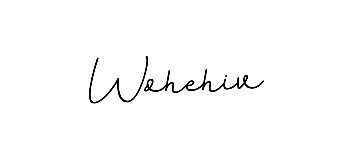 Design your own signature with our free online signature maker. With this signature software, you can create a handwritten (BallpointsItalic-DORy9) signature for name Wohehiv. Wohehiv signature style 11 images and pictures png