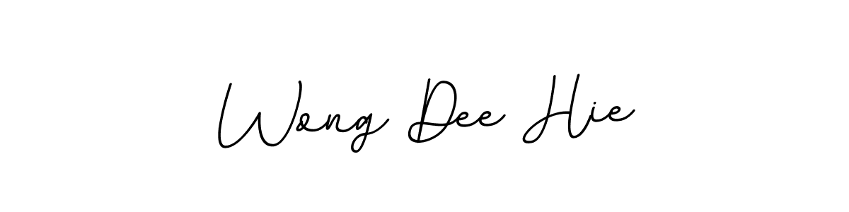 It looks lik you need a new signature style for name Wong Dee Hie. Design unique handwritten (BallpointsItalic-DORy9) signature with our free signature maker in just a few clicks. Wong Dee Hie signature style 11 images and pictures png
