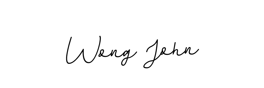 Wong John stylish signature style. Best Handwritten Sign (BallpointsItalic-DORy9) for my name. Handwritten Signature Collection Ideas for my name Wong John. Wong John signature style 11 images and pictures png