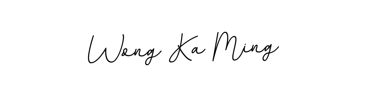 It looks lik you need a new signature style for name Wong Ka Ming. Design unique handwritten (BallpointsItalic-DORy9) signature with our free signature maker in just a few clicks. Wong Ka Ming signature style 11 images and pictures png