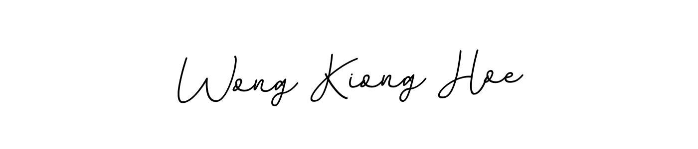 Wong Kiong Hoe stylish signature style. Best Handwritten Sign (BallpointsItalic-DORy9) for my name. Handwritten Signature Collection Ideas for my name Wong Kiong Hoe. Wong Kiong Hoe signature style 11 images and pictures png
