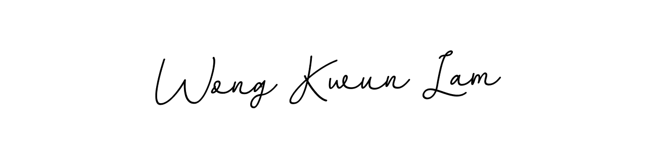 BallpointsItalic-DORy9 is a professional signature style that is perfect for those who want to add a touch of class to their signature. It is also a great choice for those who want to make their signature more unique. Get Wong Kwun Lam name to fancy signature for free. Wong Kwun Lam signature style 11 images and pictures png