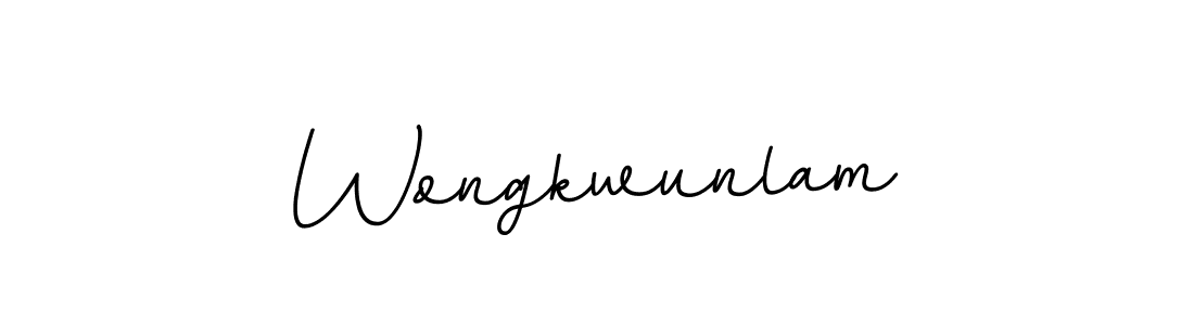 Use a signature maker to create a handwritten signature online. With this signature software, you can design (BallpointsItalic-DORy9) your own signature for name Wongkwunlam. Wongkwunlam signature style 11 images and pictures png