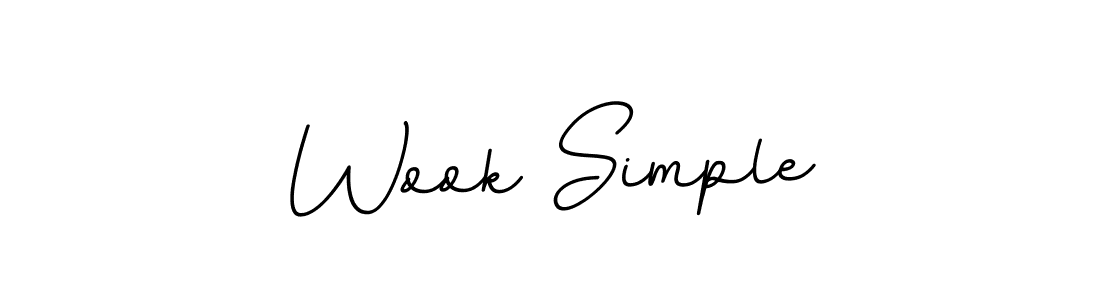 How to Draw Wook Simple signature style? BallpointsItalic-DORy9 is a latest design signature styles for name Wook Simple. Wook Simple signature style 11 images and pictures png