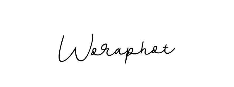 You should practise on your own different ways (BallpointsItalic-DORy9) to write your name (Woraphot) in signature. don't let someone else do it for you. Woraphot signature style 11 images and pictures png