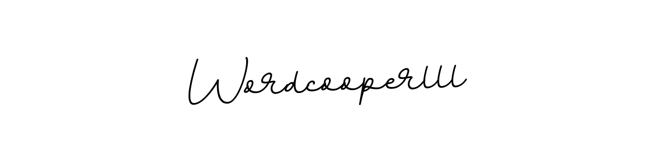 How to make Wordcooperlll name signature. Use BallpointsItalic-DORy9 style for creating short signs online. This is the latest handwritten sign. Wordcooperlll signature style 11 images and pictures png