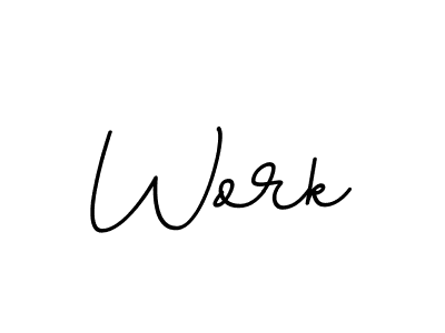 How to make Work name signature. Use BallpointsItalic-DORy9 style for creating short signs online. This is the latest handwritten sign. Work signature style 11 images and pictures png