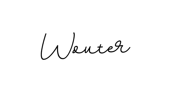 Design your own signature with our free online signature maker. With this signature software, you can create a handwritten (BallpointsItalic-DORy9) signature for name Wouter. Wouter signature style 11 images and pictures png