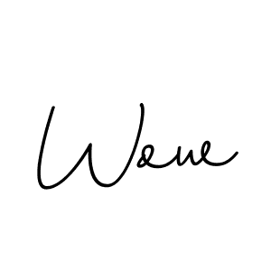 How to make Wow signature? BallpointsItalic-DORy9 is a professional autograph style. Create handwritten signature for Wow name. Wow signature style 11 images and pictures png