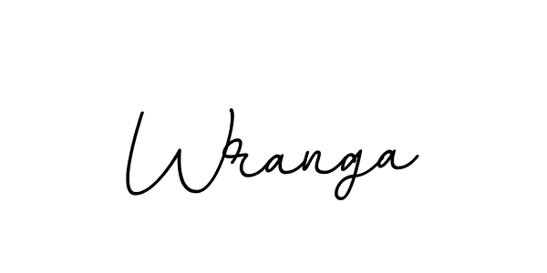 How to make Wranga name signature. Use BallpointsItalic-DORy9 style for creating short signs online. This is the latest handwritten sign. Wranga signature style 11 images and pictures png