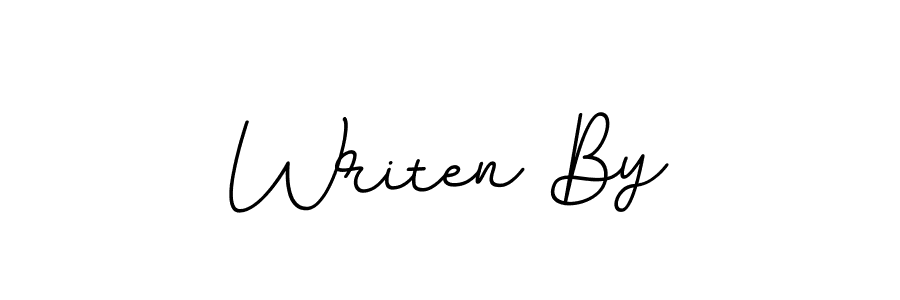 Also You can easily find your signature by using the search form. We will create Writen By name handwritten signature images for you free of cost using BallpointsItalic-DORy9 sign style. Writen By signature style 11 images and pictures png