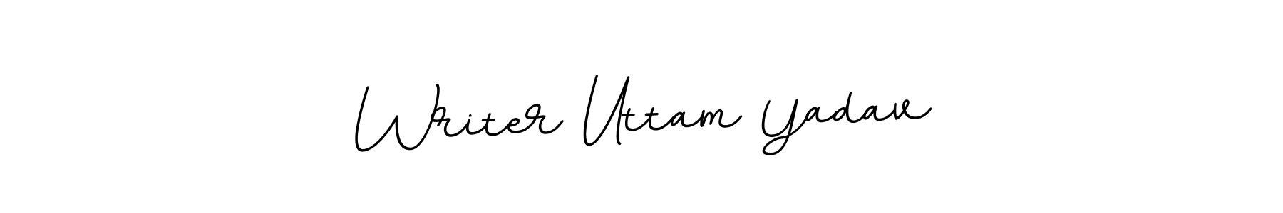 if you are searching for the best signature style for your name Writer Uttam Yadav. so please give up your signature search. here we have designed multiple signature styles  using BallpointsItalic-DORy9. Writer Uttam Yadav signature style 11 images and pictures png