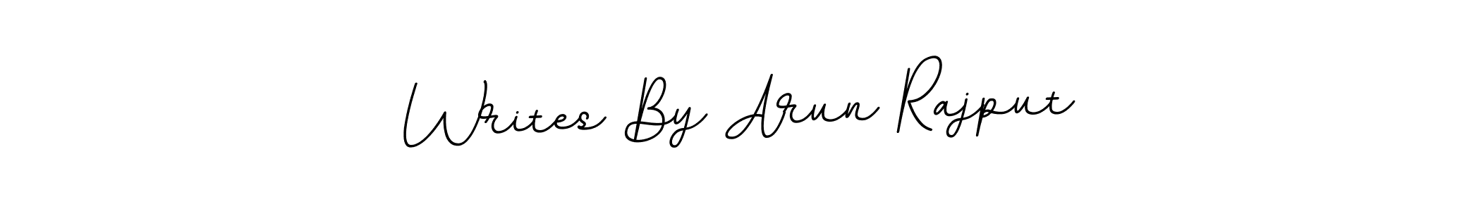 if you are searching for the best signature style for your name Writes By Arun Rajput. so please give up your signature search. here we have designed multiple signature styles  using BallpointsItalic-DORy9. Writes By Arun Rajput signature style 11 images and pictures png