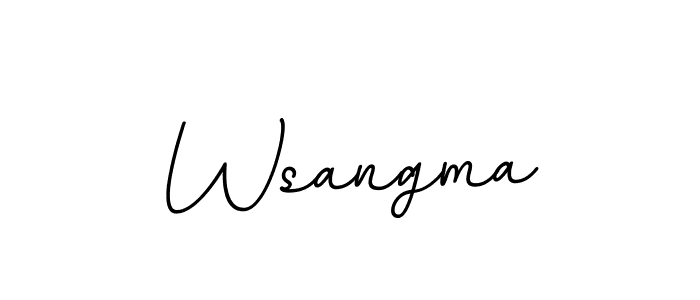 if you are searching for the best signature style for your name Wsangma. so please give up your signature search. here we have designed multiple signature styles  using BallpointsItalic-DORy9. Wsangma signature style 11 images and pictures png