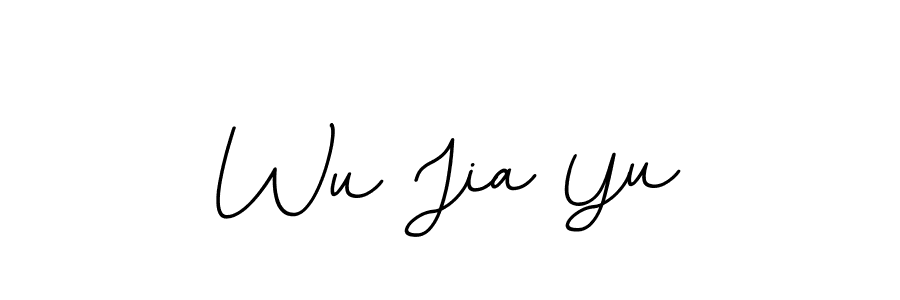 The best way (BallpointsItalic-DORy9) to make a short signature is to pick only two or three words in your name. The name Wu Jia Yu include a total of six letters. For converting this name. Wu Jia Yu signature style 11 images and pictures png