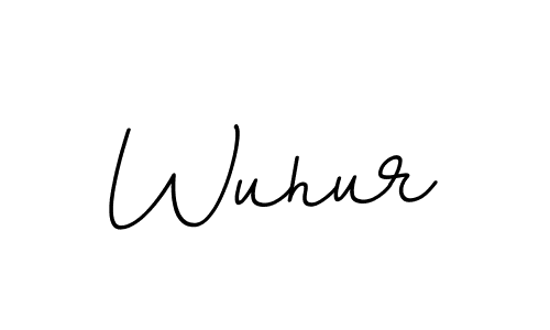 How to make Wuhur signature? BallpointsItalic-DORy9 is a professional autograph style. Create handwritten signature for Wuhur name. Wuhur signature style 11 images and pictures png