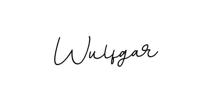 Create a beautiful signature design for name Wulfgar. With this signature (BallpointsItalic-DORy9) fonts, you can make a handwritten signature for free. Wulfgar signature style 11 images and pictures png