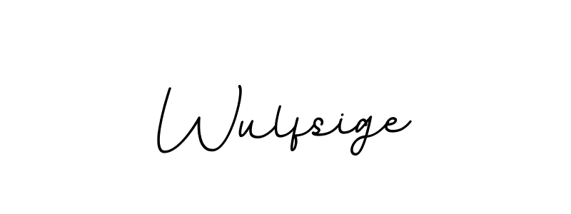 Use a signature maker to create a handwritten signature online. With this signature software, you can design (BallpointsItalic-DORy9) your own signature for name Wulfsige. Wulfsige signature style 11 images and pictures png