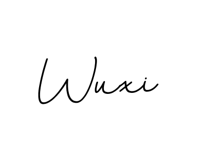 Create a beautiful signature design for name Wuxi. With this signature (BallpointsItalic-DORy9) fonts, you can make a handwritten signature for free. Wuxi signature style 11 images and pictures png