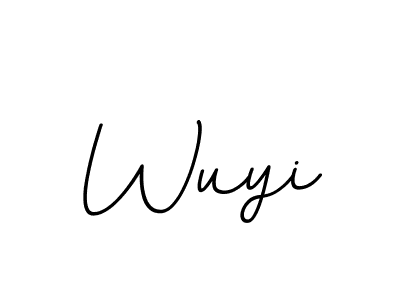 Create a beautiful signature design for name Wuyi. With this signature (BallpointsItalic-DORy9) fonts, you can make a handwritten signature for free. Wuyi signature style 11 images and pictures png