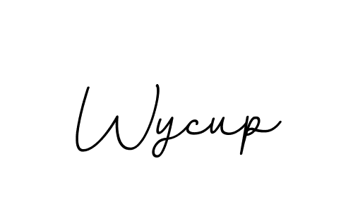 Also we have Wycup name is the best signature style. Create professional handwritten signature collection using BallpointsItalic-DORy9 autograph style. Wycup signature style 11 images and pictures png