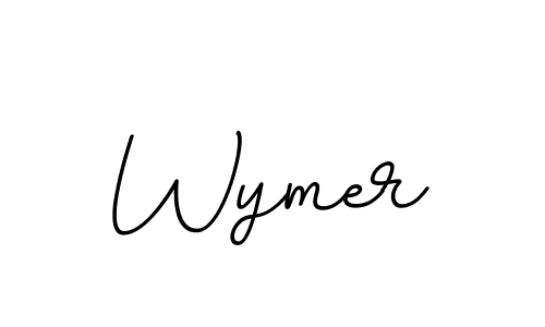 Design your own signature with our free online signature maker. With this signature software, you can create a handwritten (BallpointsItalic-DORy9) signature for name Wymer. Wymer signature style 11 images and pictures png