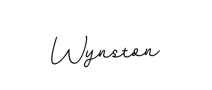 Also we have Wynston name is the best signature style. Create professional handwritten signature collection using BallpointsItalic-DORy9 autograph style. Wynston signature style 11 images and pictures png