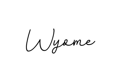 Make a beautiful signature design for name Wyome. Use this online signature maker to create a handwritten signature for free. Wyome signature style 11 images and pictures png