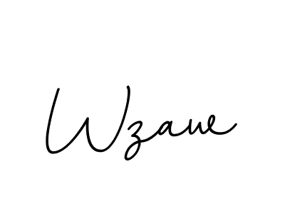 How to Draw Wzaw signature style? BallpointsItalic-DORy9 is a latest design signature styles for name Wzaw. Wzaw signature style 11 images and pictures png