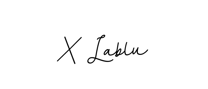 X Lablu stylish signature style. Best Handwritten Sign (BallpointsItalic-DORy9) for my name. Handwritten Signature Collection Ideas for my name X Lablu. X Lablu signature style 11 images and pictures png