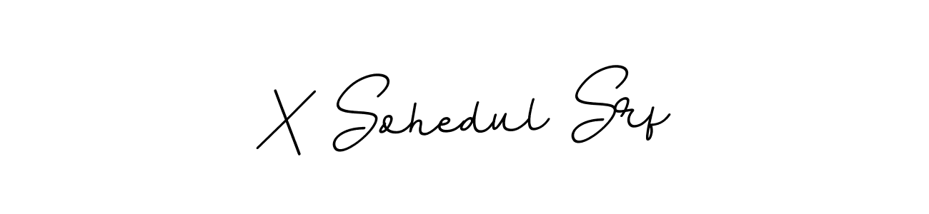 Design your own signature with our free online signature maker. With this signature software, you can create a handwritten (BallpointsItalic-DORy9) signature for name X Sohedul Srf. X Sohedul Srf signature style 11 images and pictures png