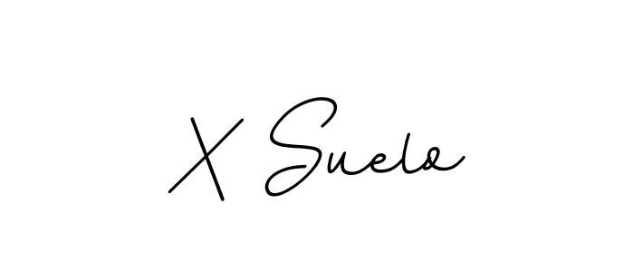 Design your own signature with our free online signature maker. With this signature software, you can create a handwritten (BallpointsItalic-DORy9) signature for name X Suelo. X Suelo signature style 11 images and pictures png