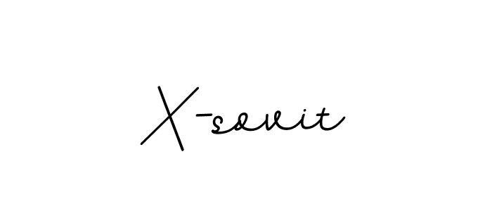 Design your own signature with our free online signature maker. With this signature software, you can create a handwritten (BallpointsItalic-DORy9) signature for name X-sovit. X-sovit signature style 11 images and pictures png