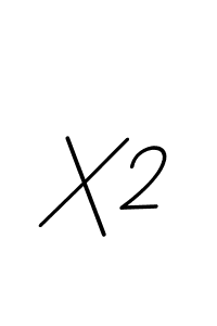 Make a beautiful signature design for name X2. With this signature (BallpointsItalic-DORy9) style, you can create a handwritten signature for free. X2 signature style 11 images and pictures png