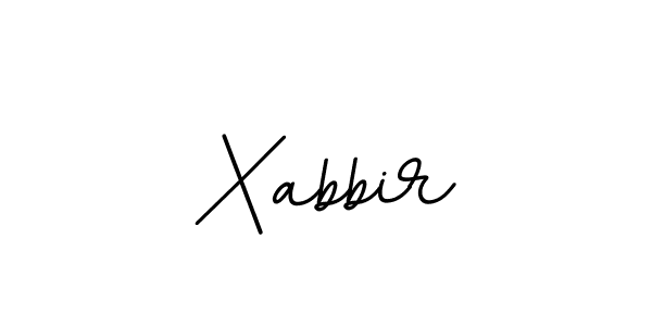 Make a beautiful signature design for name Xabbir. With this signature (BallpointsItalic-DORy9) style, you can create a handwritten signature for free. Xabbir signature style 11 images and pictures png