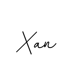 You should practise on your own different ways (BallpointsItalic-DORy9) to write your name (Xan) in signature. don't let someone else do it for you. Xan signature style 11 images and pictures png