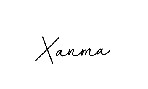 Make a beautiful signature design for name Xanma. With this signature (BallpointsItalic-DORy9) style, you can create a handwritten signature for free. Xanma signature style 11 images and pictures png