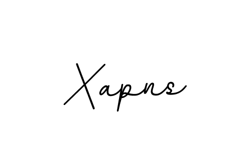 Create a beautiful signature design for name Xapns. With this signature (BallpointsItalic-DORy9) fonts, you can make a handwritten signature for free. Xapns signature style 11 images and pictures png