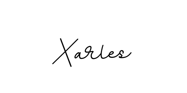 How to make Xarles name signature. Use BallpointsItalic-DORy9 style for creating short signs online. This is the latest handwritten sign. Xarles signature style 11 images and pictures png