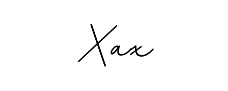 Use a signature maker to create a handwritten signature online. With this signature software, you can design (BallpointsItalic-DORy9) your own signature for name Xax. Xax signature style 11 images and pictures png