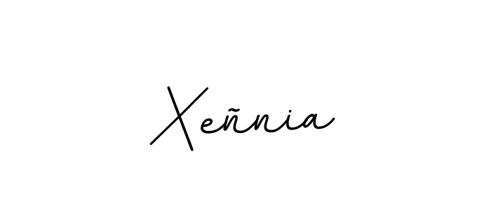 Design your own signature with our free online signature maker. With this signature software, you can create a handwritten (BallpointsItalic-DORy9) signature for name Xeñnia. Xeñnia signature style 11 images and pictures png