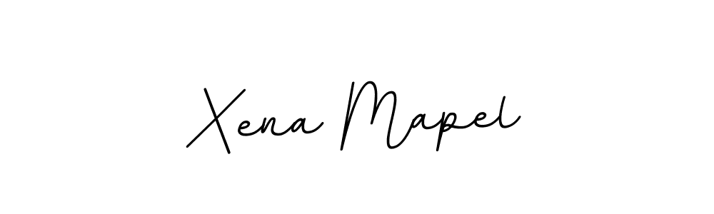 Make a beautiful signature design for name Xena Mapel. With this signature (BallpointsItalic-DORy9) style, you can create a handwritten signature for free. Xena Mapel signature style 11 images and pictures png