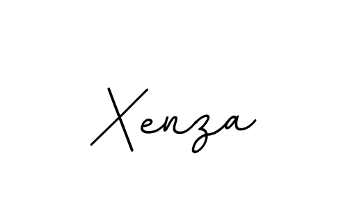 Create a beautiful signature design for name Xenza. With this signature (BallpointsItalic-DORy9) fonts, you can make a handwritten signature for free. Xenza signature style 11 images and pictures png